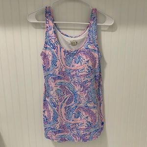 Lilly Pulitzer Luxletics Top S Maybe Gator